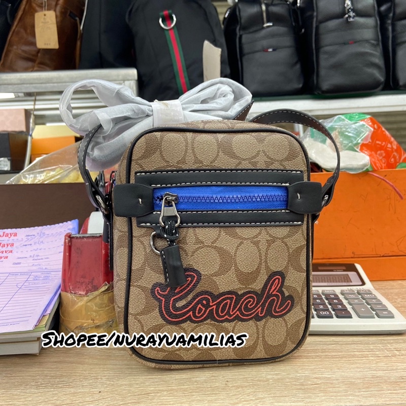 messenger bag coach Mini tas selempang coach free box mirror Quality