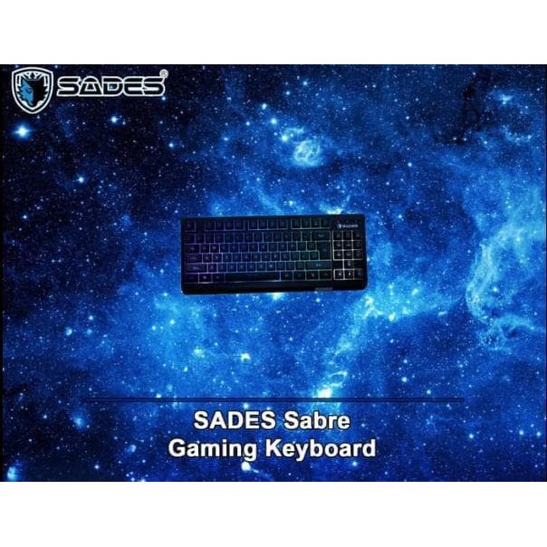 Sades Sabre RGB Membrane TKL Gaming Keyboard