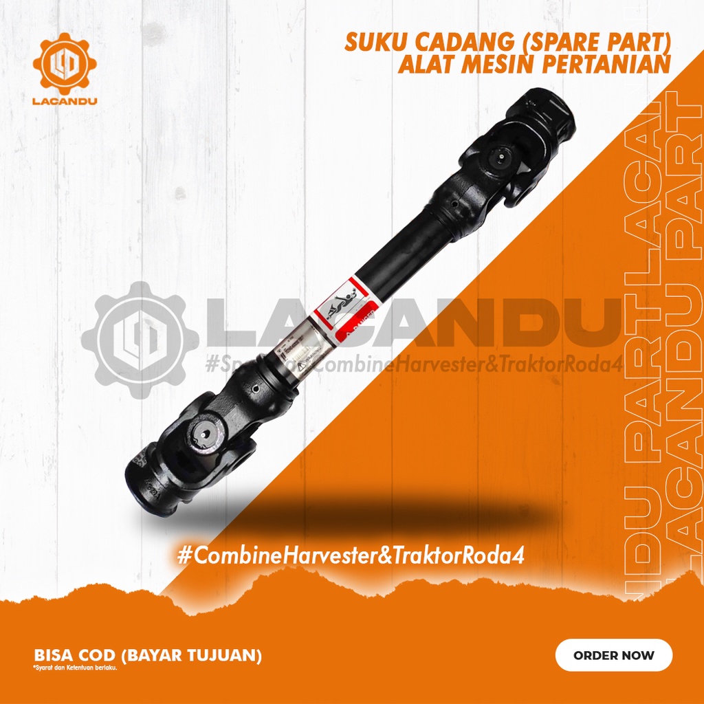 PTO SHAFT ROTARY / AS ROTARI / UNIVERSAL JOINT / CROSS JOINT GAMBERAN ROTARY SEMUA TYPE (YANMAR / KU