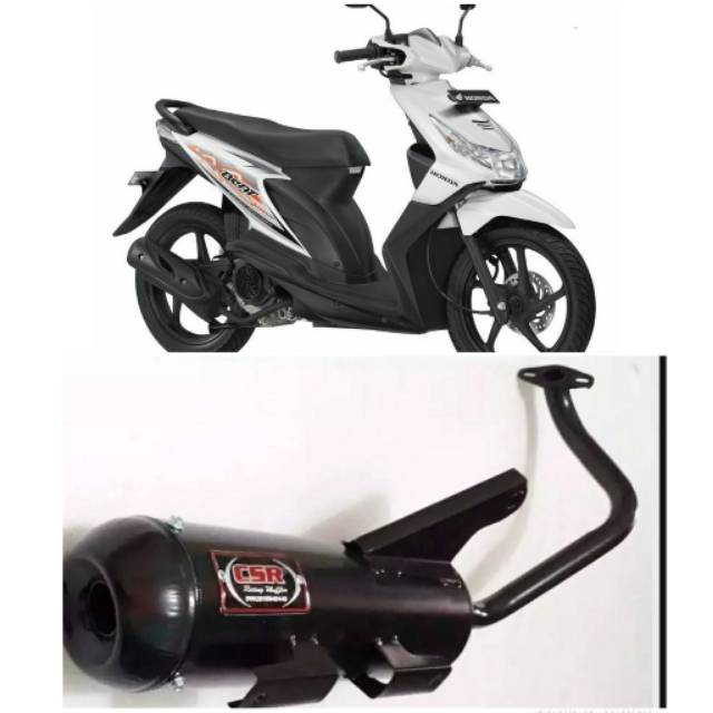 knalpot racing beat karbu model standar bobokan CSR