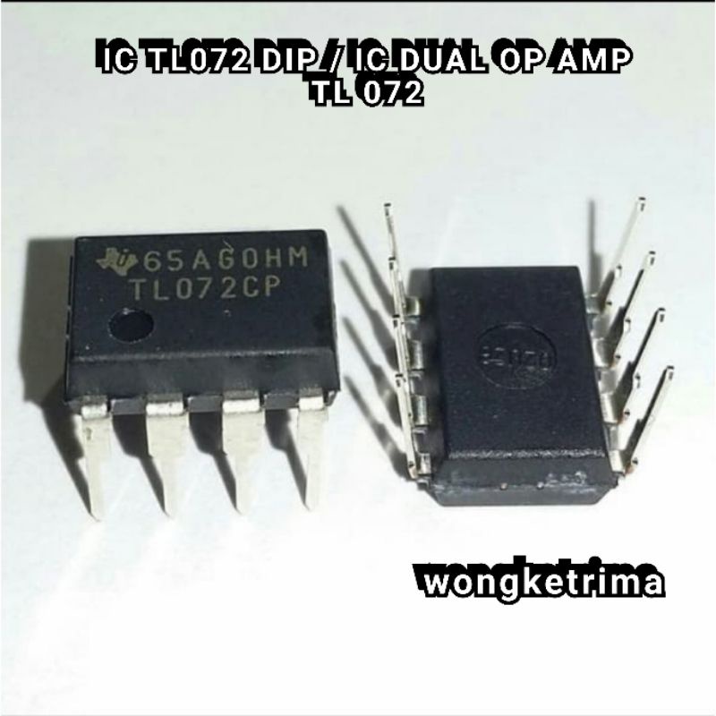 IC TL072 DIP / IC DUAL OP AMP TL 072 dip8