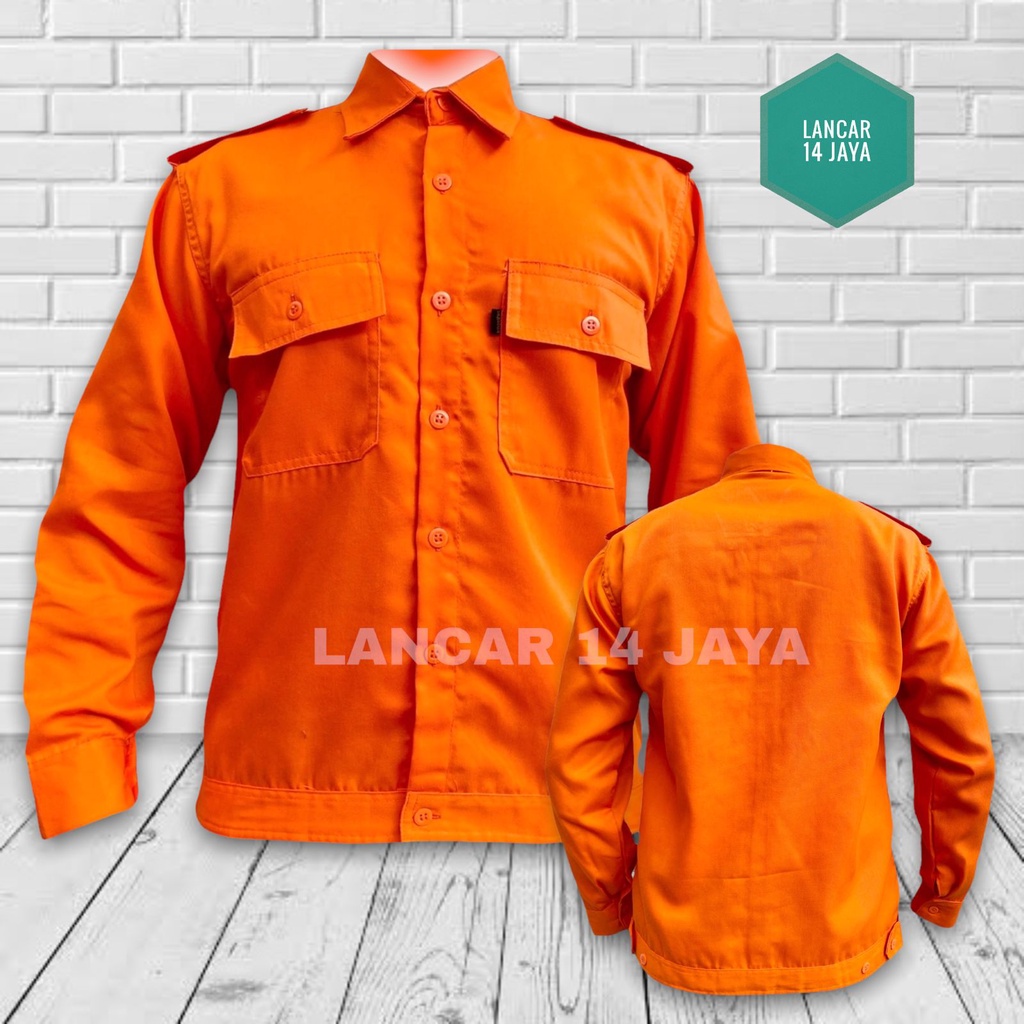 Kemeja Pria Lengan Panjang Polos Bahan Twill Atasan Kemeja Kerja Kemeja Kasual Polos Twill