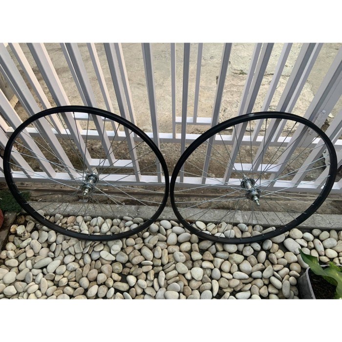 ( Sepasang ) Wheelset 26 MTB Federal  Mini Sepeda Gunung V Brake Siap Pakai sudah dirakit dan disetel