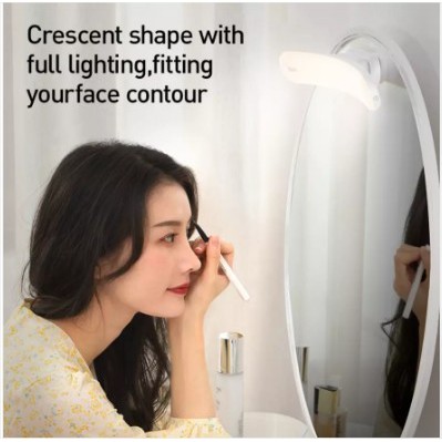 BASEUS STEPLESS DIMMER MAKEUP MIRROR NIGHT LIGHT LAMPU CERMIN MALAM