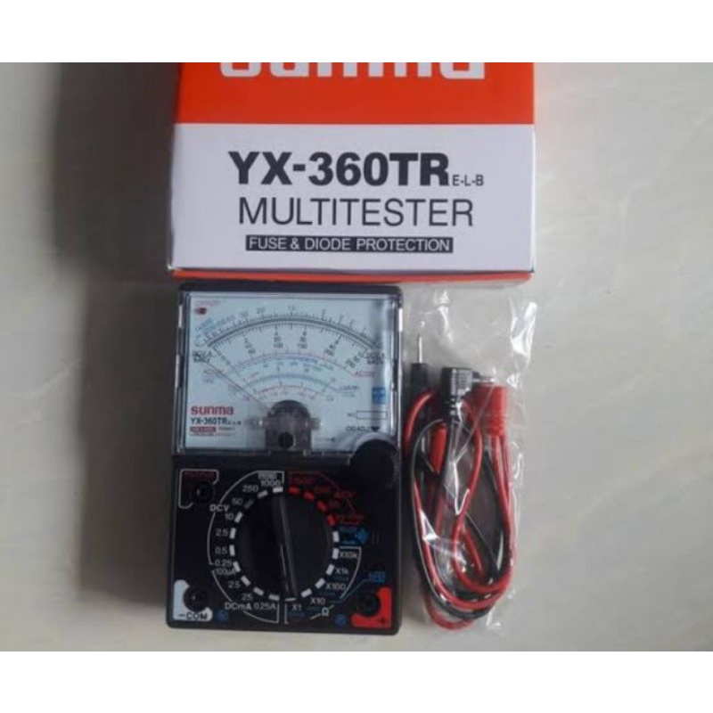 

AVOMETER Analog Transistor MultiTester LED Hales YX-360TR e-l-b