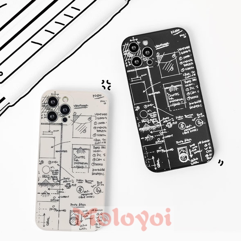 Soft Case Motif Nomor Hitam Putih Untuk Xiaomi Redmi 9A 10 POCO M3 X3 Note 8 9 10 10S 10Pro Plus Max Redmi 9 9T 9C