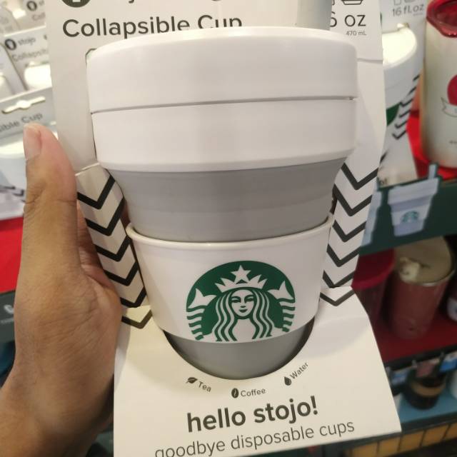 Tumblr Starbucks Stojo Putih Abu (Dove)