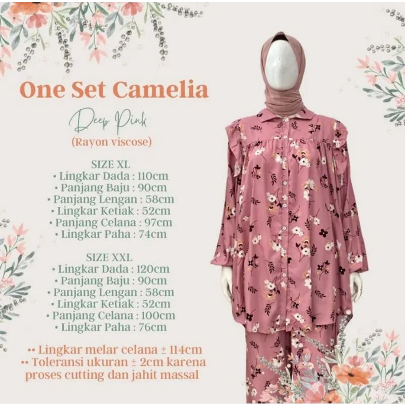 [SIAP KIRIM] ONE SET CAMELIA ORI FIIBAYTIA