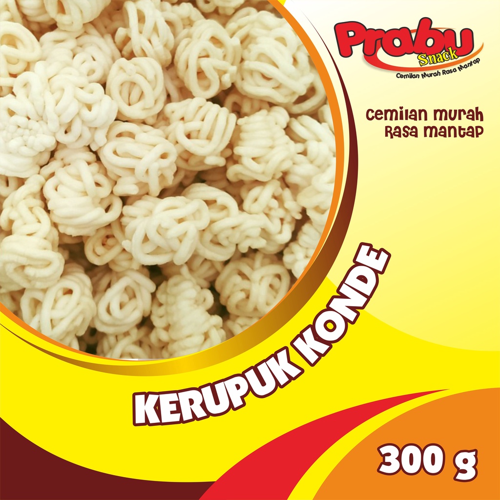 

Prabu Snack Kerupuk Konde-300gr