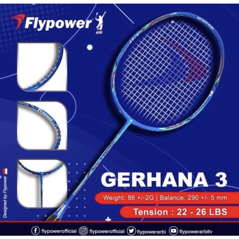 Raket Badminton Flypower Gerhana 3