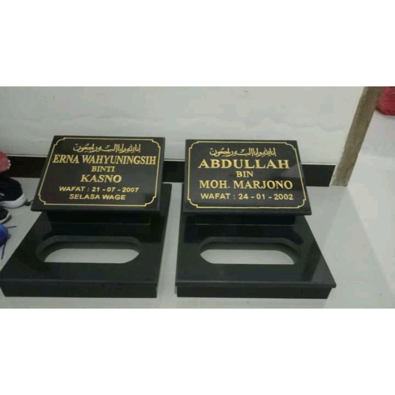batu nisan marmer / kijing makam batu granit