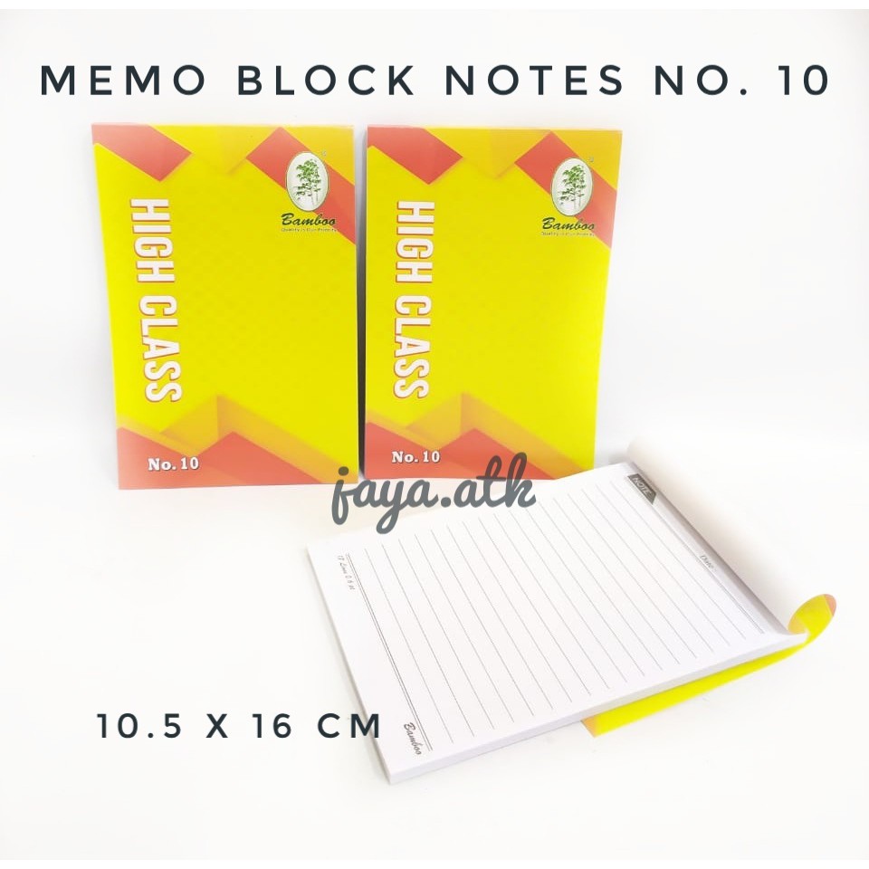 BLOK NOTE BLOCK NOTE MEMO BUKU TULIS CATATAN NOTES A6 NO 10 BLOCK NOTE GARIS