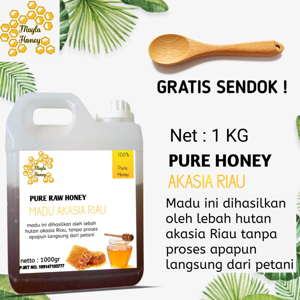 

madu hutan akasia riau 1kg - mayla honey