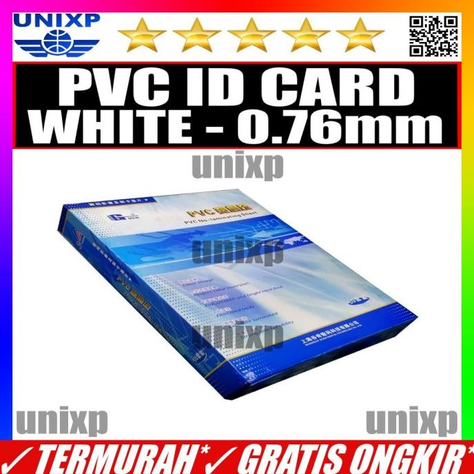 

Kertas PVC Bahan ID Card Instan - White