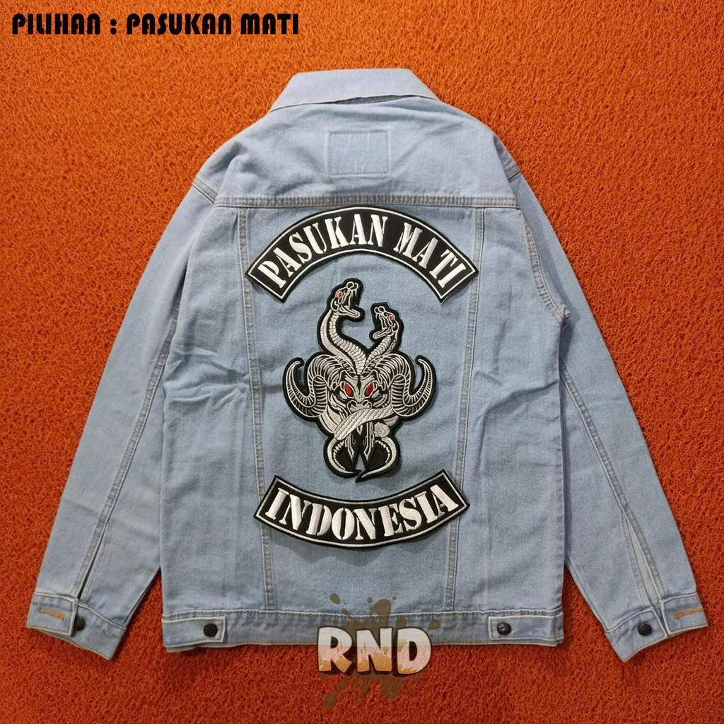 PATCH BORDIR PASUKAN TEMPELAN JAKET PATCH JAHIT EMBLEM BORDIR
