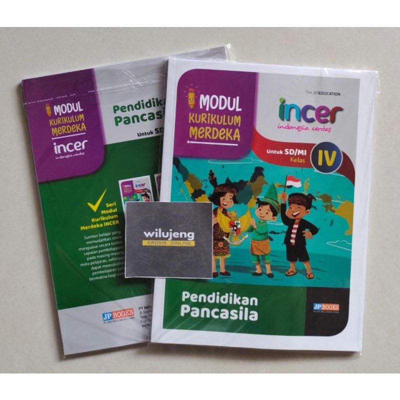 Modul Incer Pendidikan Pancasila Kelas 4 JP BOOKS Kurikulum Merdeka