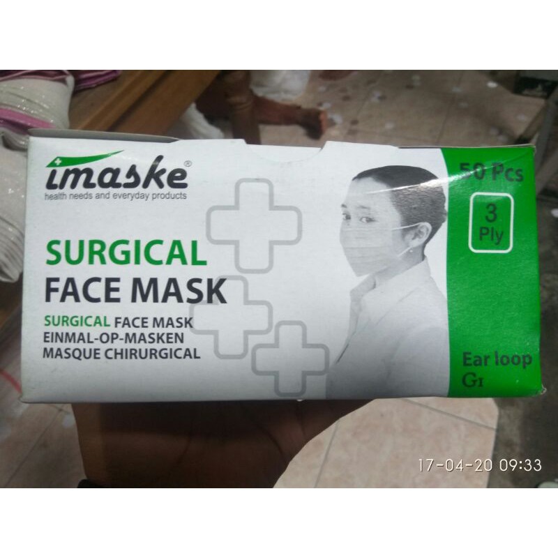 MASKER IMASKE EARLOOP / HEADLOOP