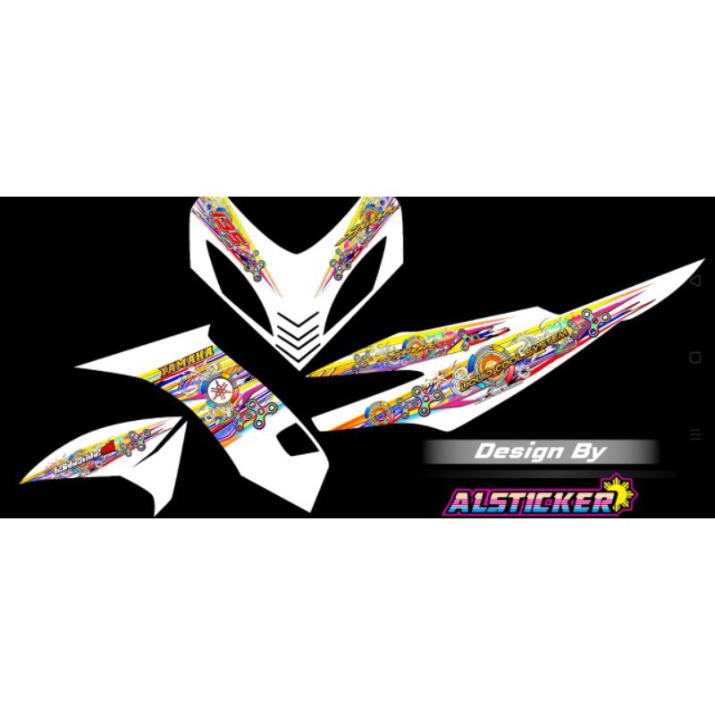 STRIPING JUPITER MX NEW 135 OLD TRANSPARAN HOLOGRAM