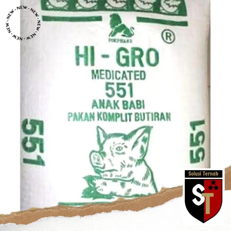 Pur Pakan Babi 551 EGP702 Pur penggemuk 1 Kg
