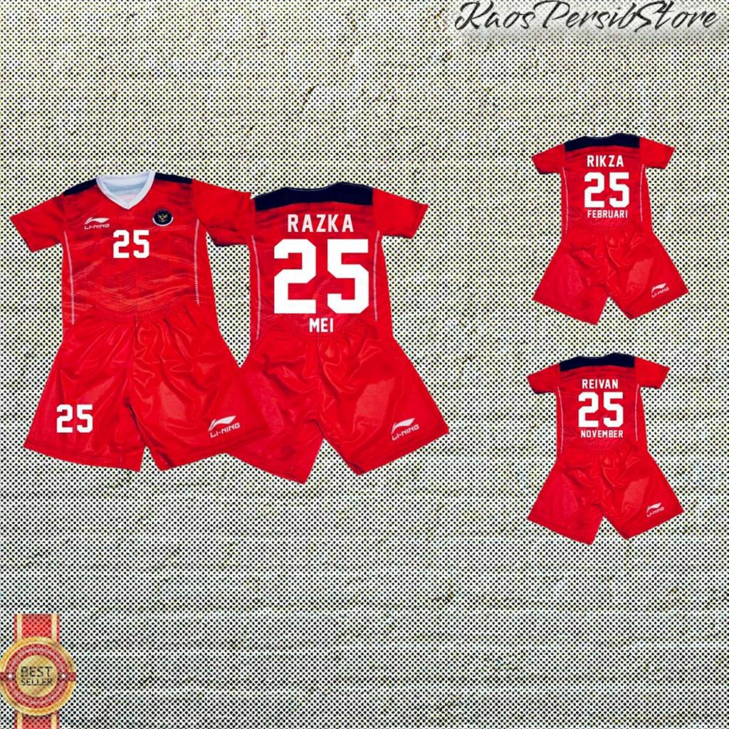 Jersey anak timnas indonesia terbaru juara sea game