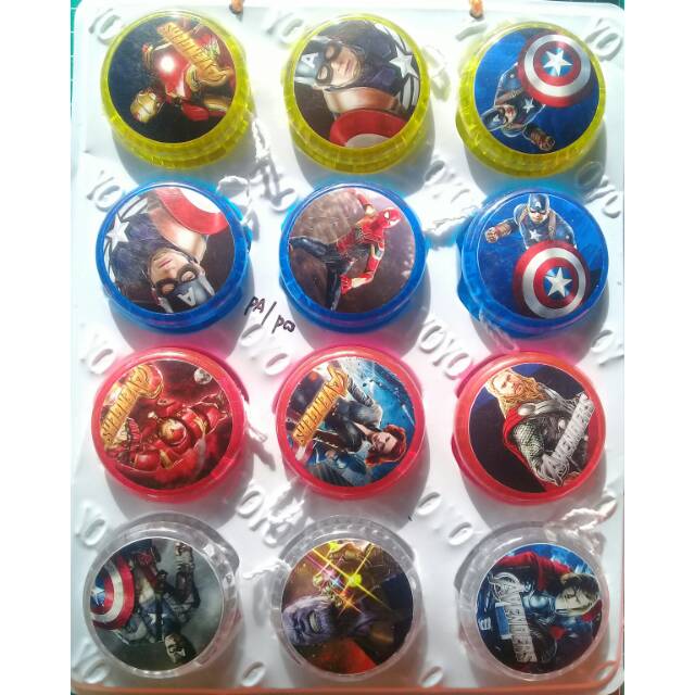 Yoyo Nyala Avengers (Bahan Tebal)