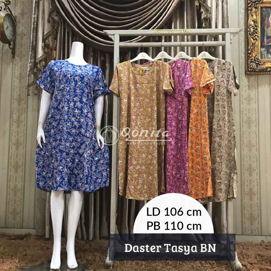 Daster Qonita Batik (D Tasya Bn) Premium | Boutique quality | Range LD 100 an cm (106 cm)