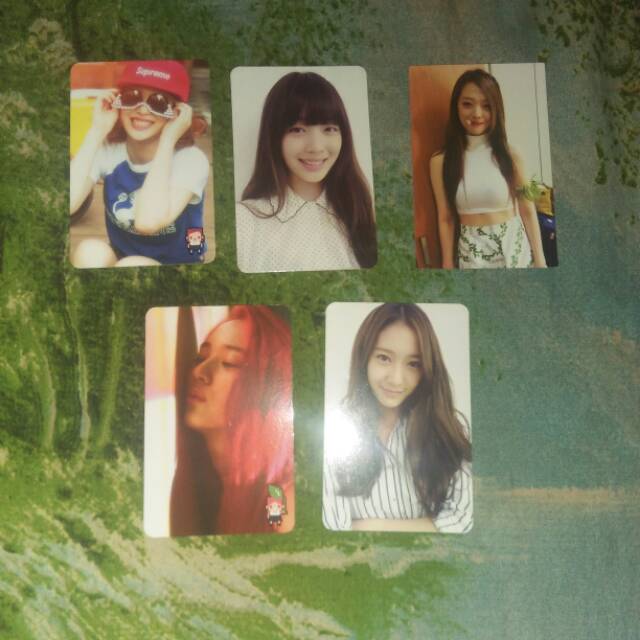 F(x) fx krystal sulli official photocard pc f x