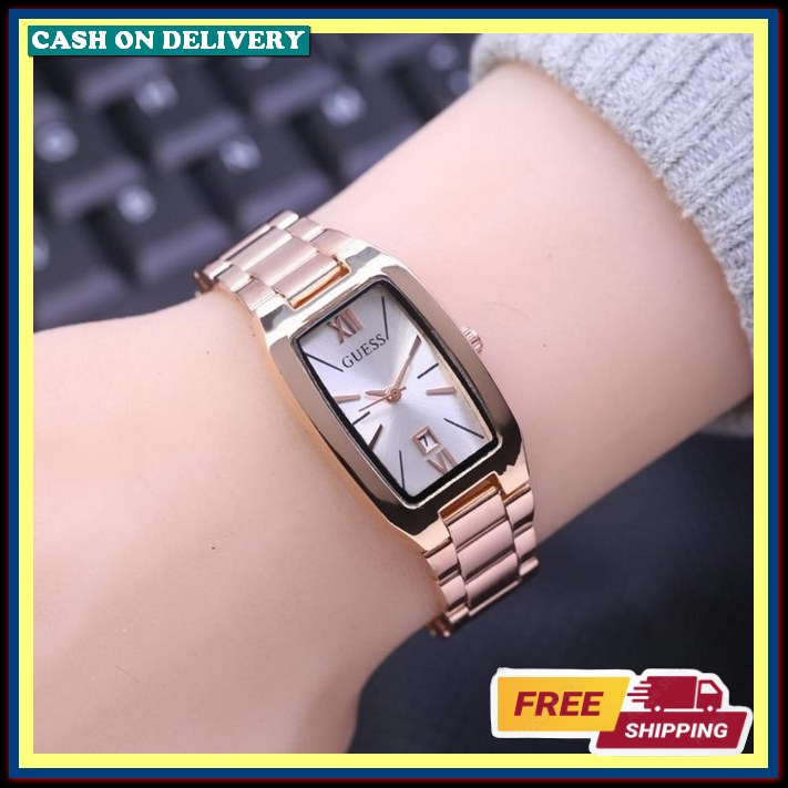 Jam Tangan Wanita Mewah Pesta Terbaru 2021 Korean Style Remaja Dewasa Elegan Bermerek Rantai Ori Ant