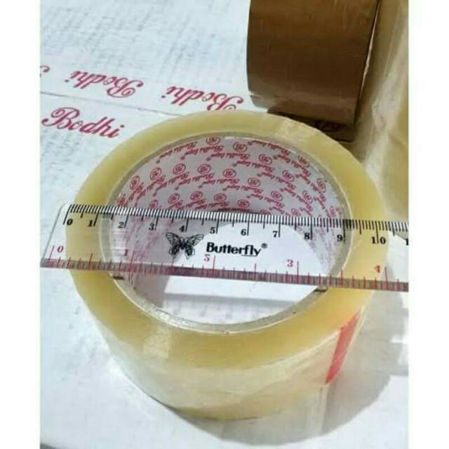

LAKBAN BENING 48 MM x 90 yard 50 micron KUALITAS REKAT ABIS