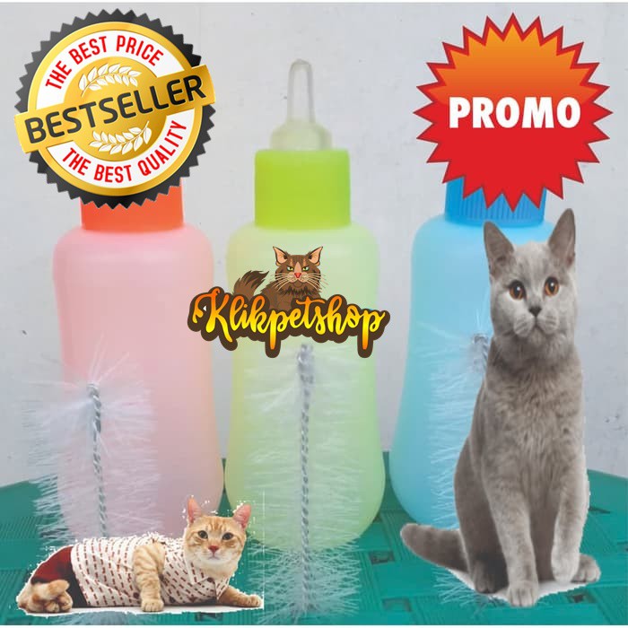 Botol Susu Kucing Botol Nursing Dot Susu Kucing Anjing 100 mL