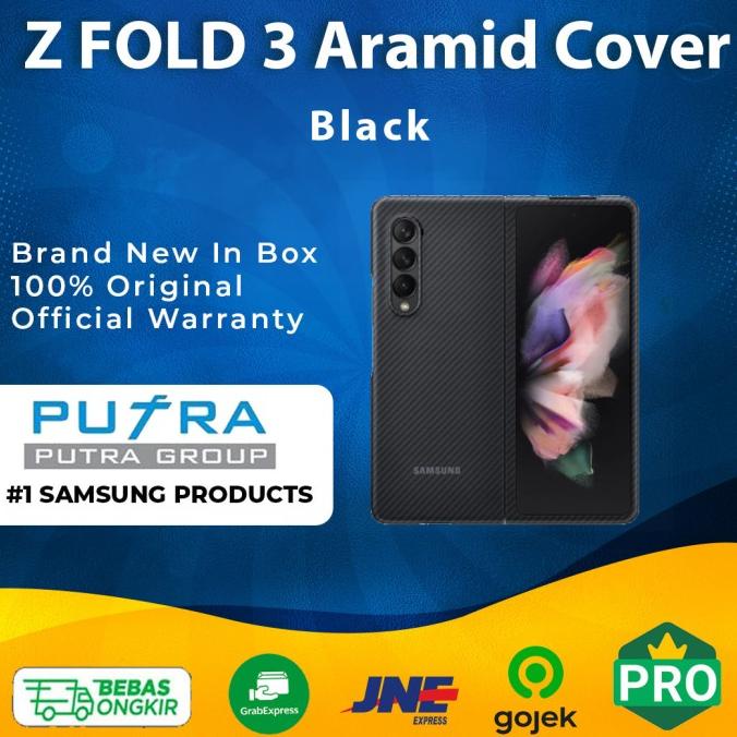 (ORIGINAL) Samsung Galaxy Z Fold 3 Fold3 5G Aramid Cover Lightweight MURAH
