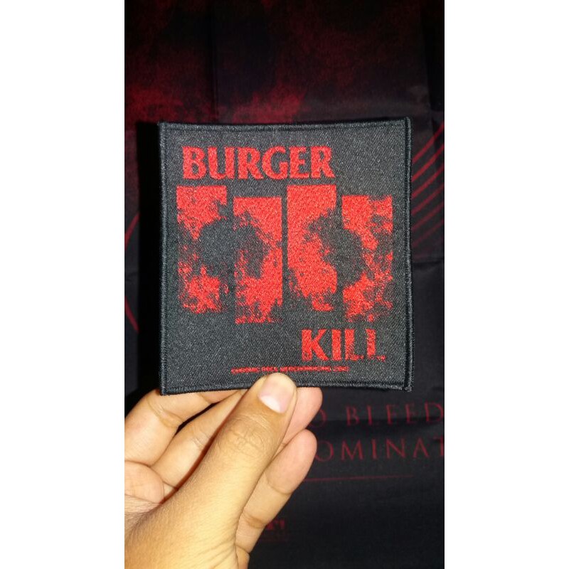 PATCH BURGERKILL-BLACK FLAG