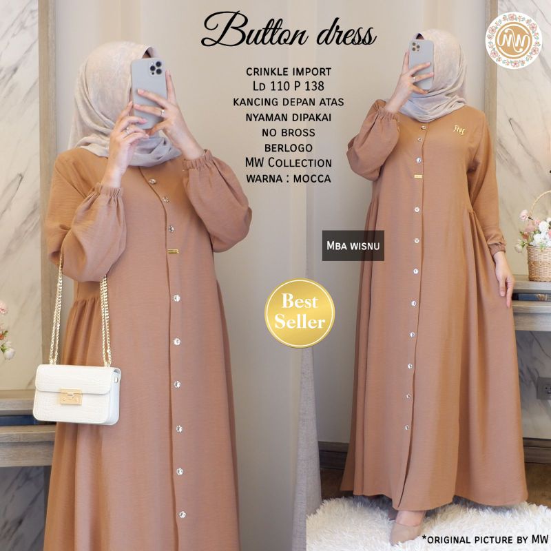 BUTTON DRESS by MW Mba Wisnu