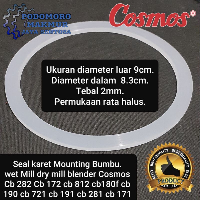 seal karet blender cosmos bumbu kering / Wet Mill tipe Cb 282 Cb 172 cb 812 cb180f cb 190 cb 721 cb 