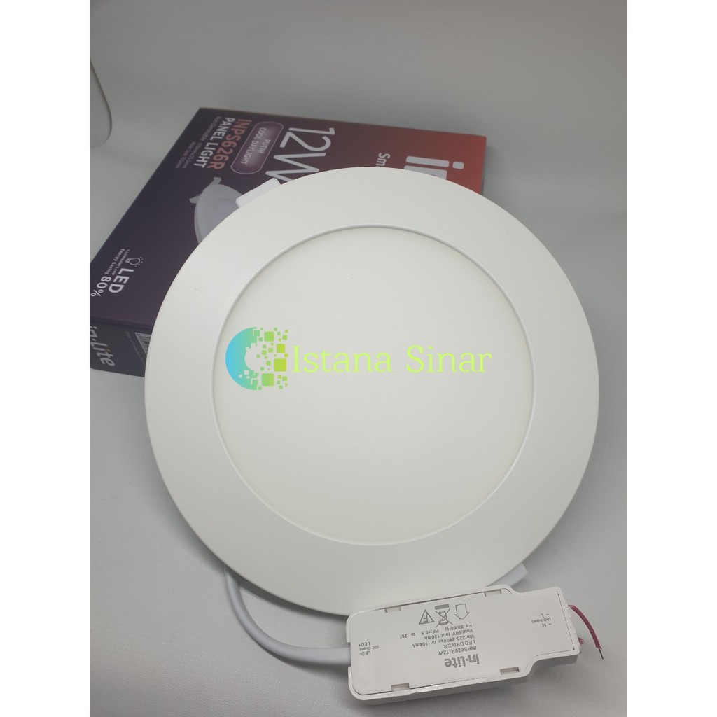 LAMPU LED PLAFON INLITE SLIM DOWNLIGHT LED IN LITE 12 WATT LAMPU PANEL