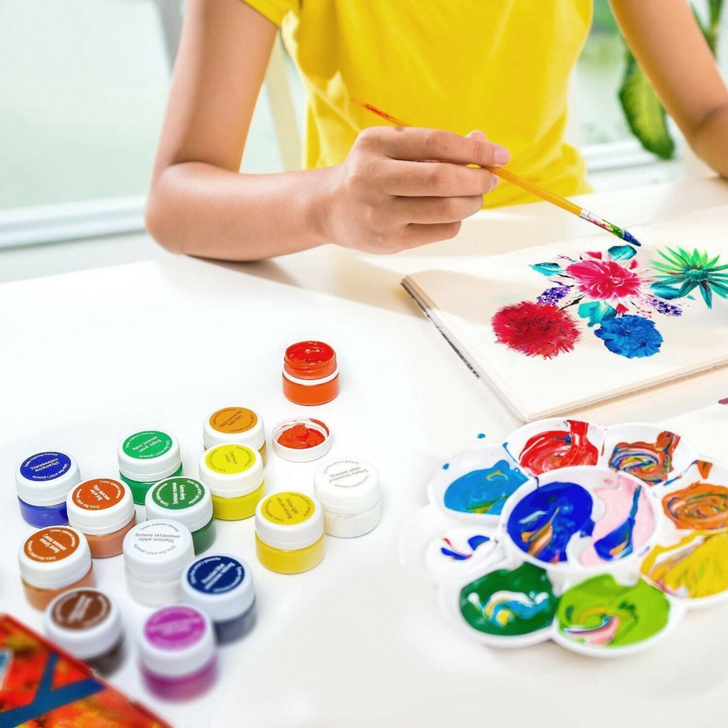 Cat Melukis Alat Menggambar Nevskaya Palitra Artists Master Class Gouache Set 20ml &amp; 40ml In Plastic Jar By Bali Artamedia