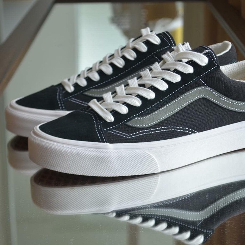 VANS STYLE 36 VINTAGE SPORT BLACK BLANC DE BLANC ORIGINAL