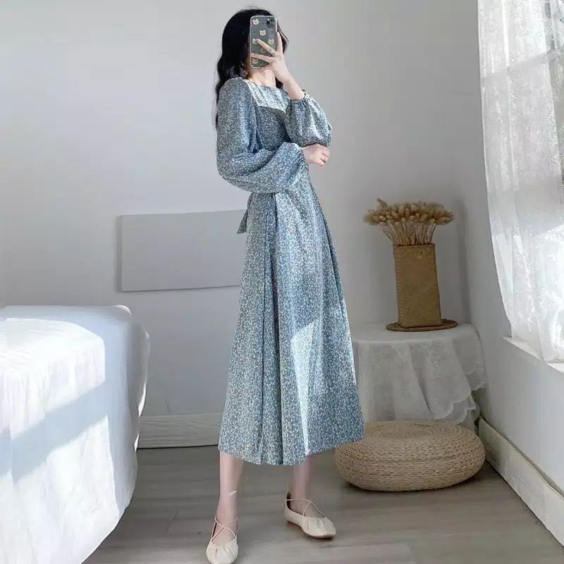 DRESS KOREA VINTAGE RETRO IMPORT