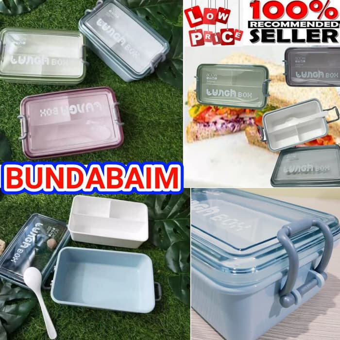 LUNCH BOX DELICIOUS SET L329 / TEMPAT KOTAK MAKAN LUNCH BOX SB