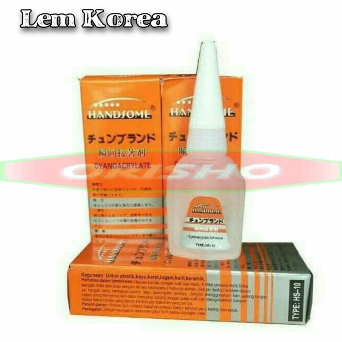 

lem korea super 1 dus (isi 50 botol) HS-10 | lem besi