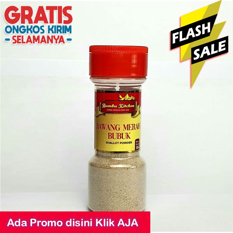 

Bumbu Kitchen Bawang Merah Bubuk Shallot Powder 50 Gram