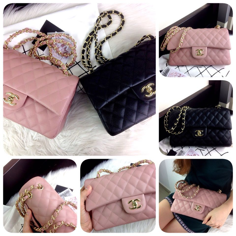 Chanel Classic With Flap Caviar EL6365