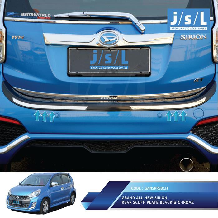 Grand All New Sirion Rear Scuff Plate Exclusive/Aksesoris Sirion