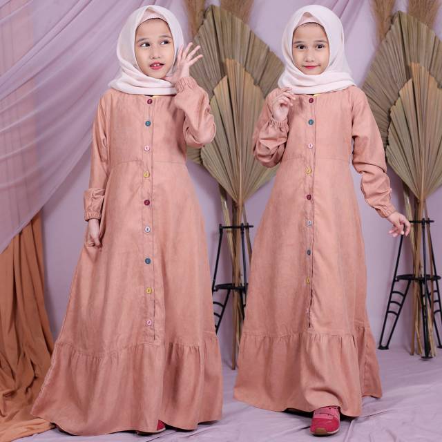 GAMIS ANAK 2020 BY ZAKI / GAMIS BABY CODOROY MOTIF POLOS / GAMIS ANAK TERMURAH