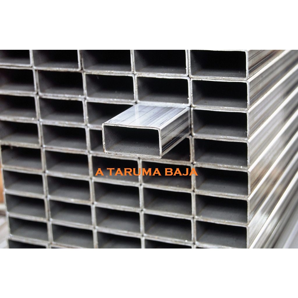 STALL Hollow Galvanis 50 X 100 X 6 , Variant Tebal 1,2mm - 1,7mm , HOLLOW Galvanis