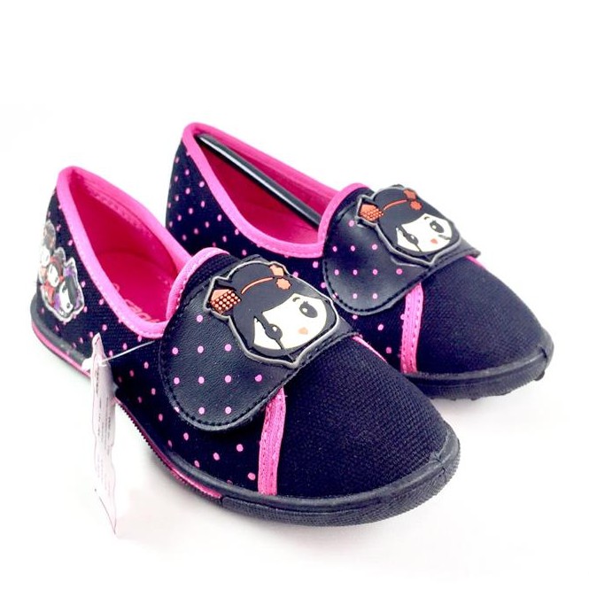 PROMO SEPATU ANAK PEREMPUAN SANTICA YOSHIKO WARNA BLACK PINK 27 - 30-2