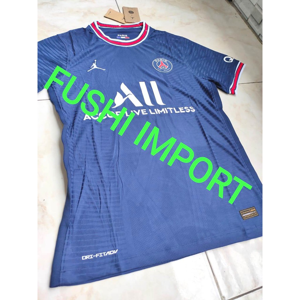 PLAYER ISSUE DRIFIT ADV - JERSEY BOLA PSG HOME 2021-2022 VAPORKNIT HQ IMPOR