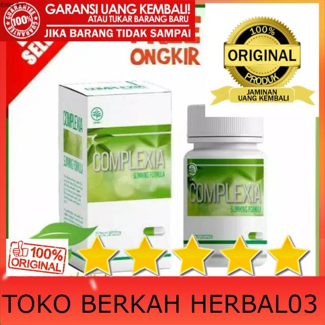 100% ASLI Complexia Slimming Asli Obat Pelangsing Badan Herbal Alami