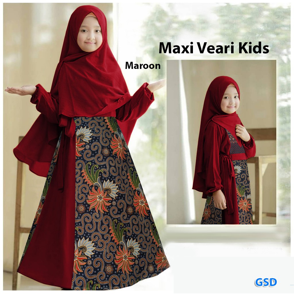 40+ Koleski Terbaik Gamis Batik Anak Terbaru