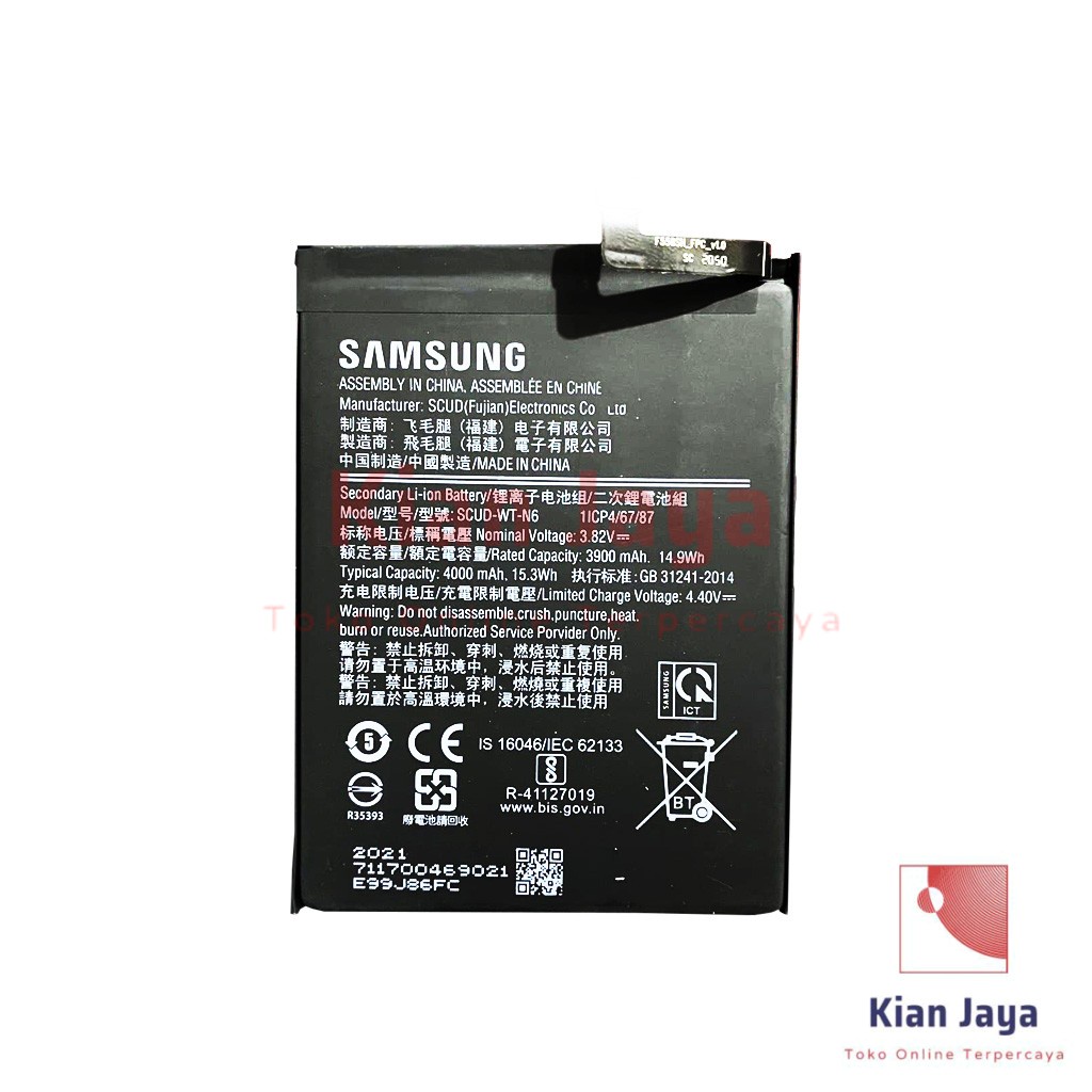 Baterai A10s A20s A107F A107M A207F Original OEM Batre Batrai Battery Hp SCUD-WT-N6 Ori